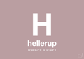 plakat: byplakat hellerup med koordinater - light rose-Byer-A1two3