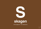 plakat: byplakat skagen med koordinater - dark brown-Byer-A1two3