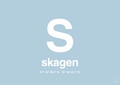 plakat: byplakat skagen med koordinater - heavenly blue-Byer-A1two3