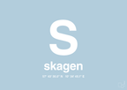plakat: byplakat skagen med koordinater - heavenly blue-Byer-A1two3