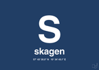 plakat: byplakat skagen med koordinater - lapis blue-Byer-A1two3