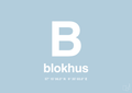 plakat: byplakat blokhus med koordinater - heavenly blue-Byer-A1two3