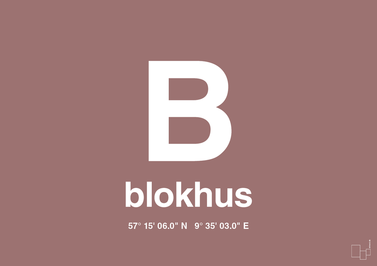plakat: byplakat blokhus med koordinater - plum-Byer-A1two3