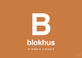 plakat: byplakat blokhus med koordinater - rumba orange-Byer-A1two3