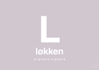 plakat: byplakat løkken med koordinater - dusty lilac-Byer-A1two3