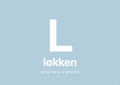 plakat: byplakat løkken med koordinater - heavenly blue-Byer-A1two3