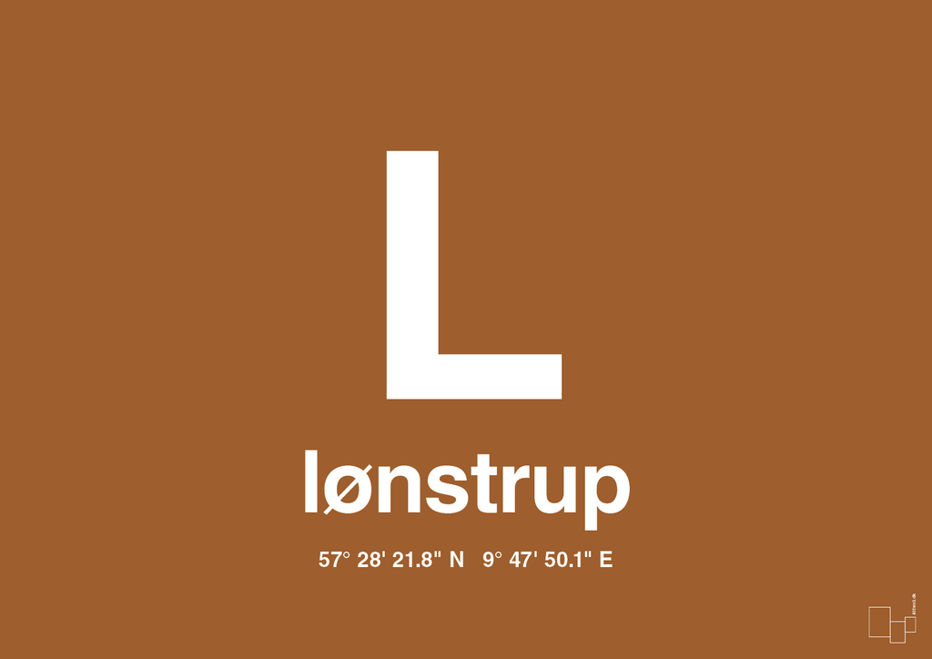 plakat: byplakat lønstrup med koordinater - cognac-Byer-A1two3