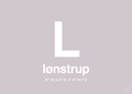 plakat: byplakat lønstrup med koordinater - dusty lilac-Byer-A1two3