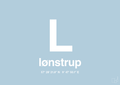 plakat: byplakat lønstrup med koordinater - heavenly blue-Byer-A1two3