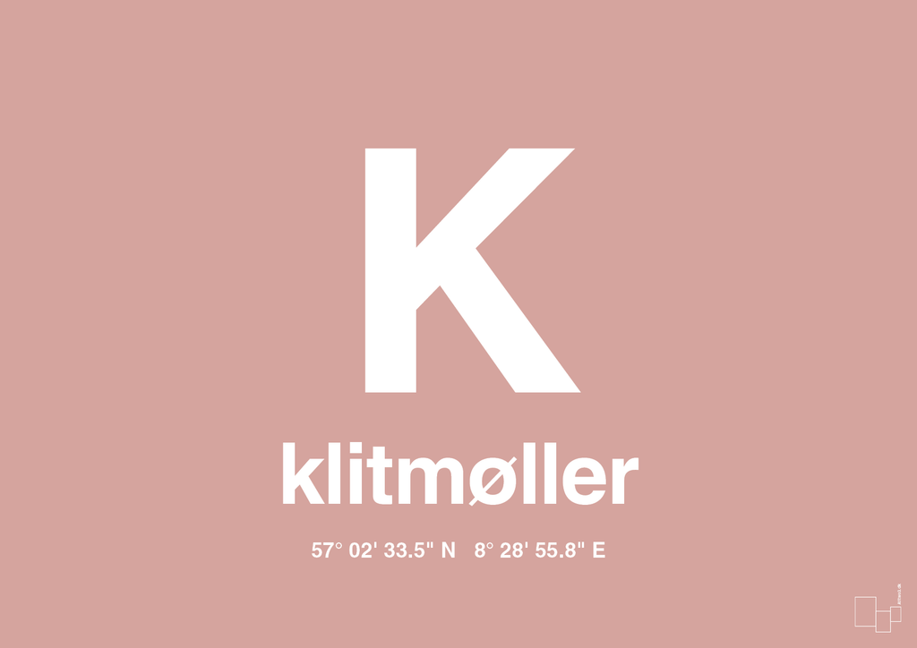 plakat: byplakat klitmøller med koordinater - bubble shell-Byer-A1two3