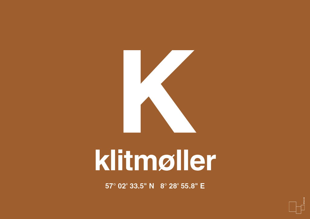 plakat: byplakat klitmøller med koordinater - cognac-Byer-A1two3