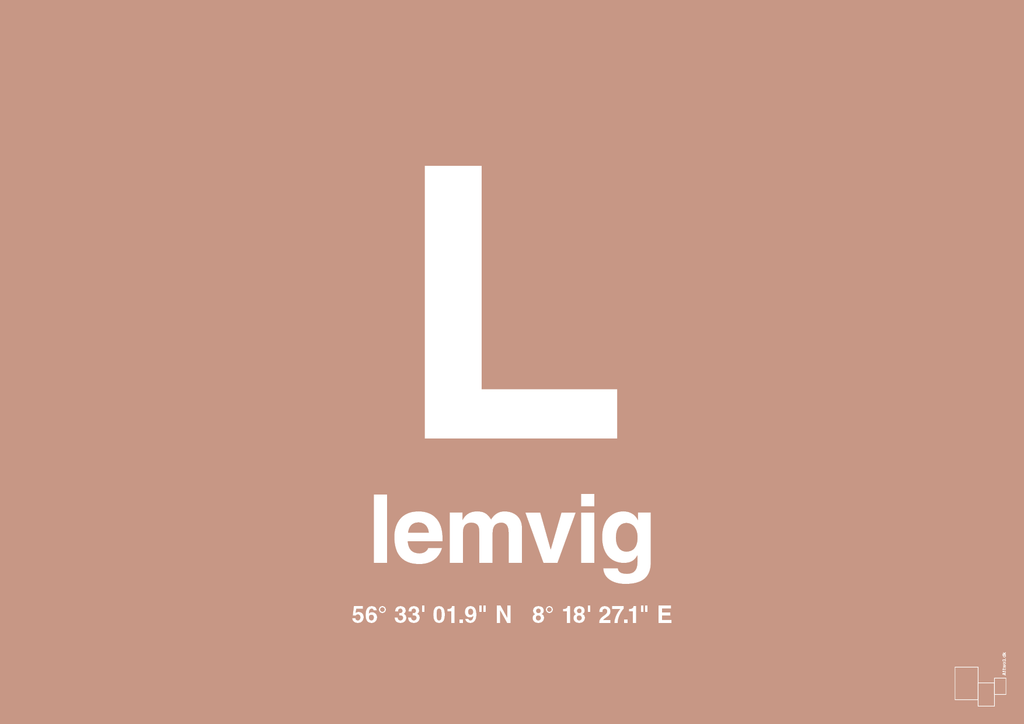 plakat: byplakat lemvig med koordinater - powder-Byer-A1two3