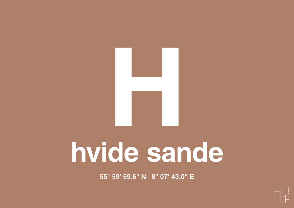 plakat: byplakat hvide sande med koordinater - cider spice-Byer-A1two3