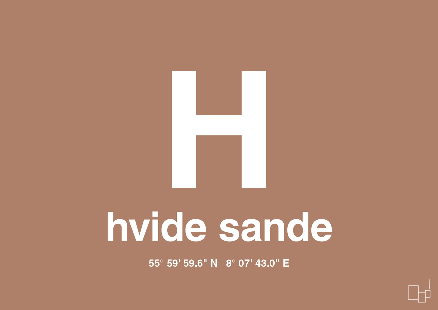 plakat: byplakat hvide sande med koordinater - cider spice-Byer-A1two3