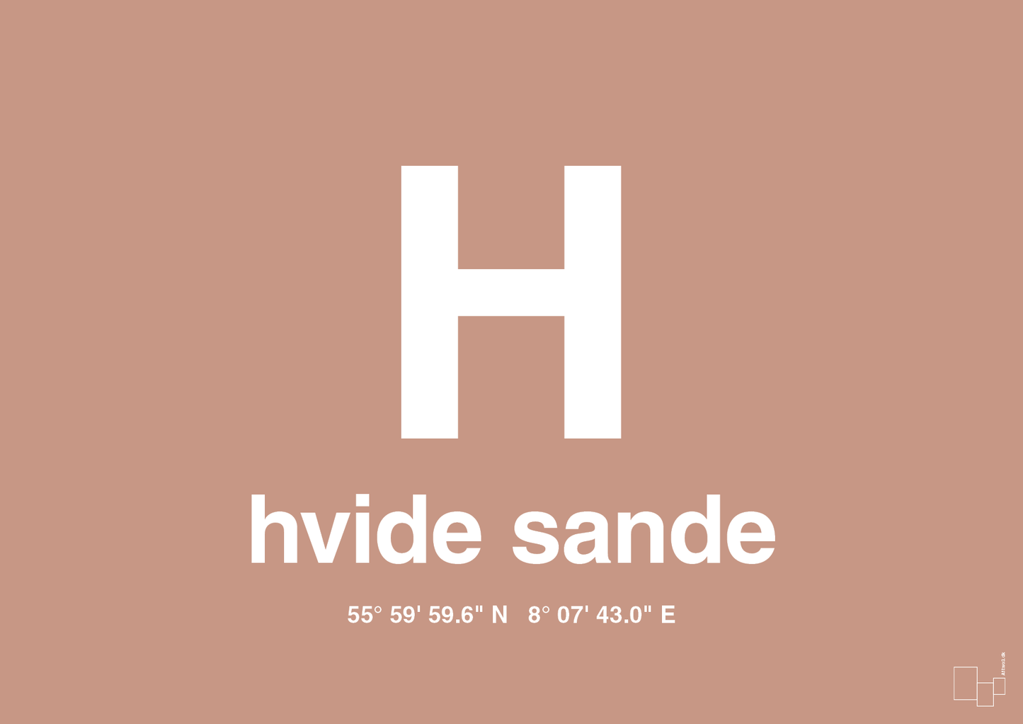 plakat: byplakat hvide sande med koordinater - powder-Byer-A1two3
