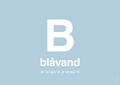 plakat: byplakat blåvand med koordinater - heavenly blue-Byer-A1two3