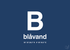 plakat: byplakat blåvand med koordinater - lapis blue-Byer-A1two3