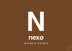 plakat: byplakat nexø med koordinater - dark brown-Byer-A1two3