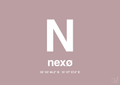 plakat: byplakat nexø med koordinater - light rose-Byer-A1two3