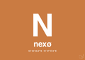 plakat: byplakat nexø med koordinater - rumba orange-Byer-A1two3
