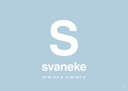 plakat: byplakat svaneke med koordinater - heavenly blue-Byer-A1two3