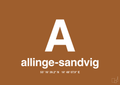 plakat: byplakat allinge-sandvig med koordinater - cognac-Byer-A1two3
