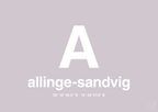 plakat: byplakat allinge-sandvig med koordinater - dusty lilac-Byer-A1two3