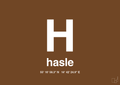 plakat: byplakat hasle med koordinater - dark brown-Byer-A1two3