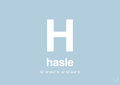 plakat: byplakat hasle med koordinater - heavenly blue-Byer-A1two3
