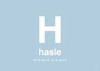 plakat: byplakat hasle med koordinater - heavenly blue-Byer-A1two3