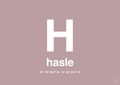 plakat: byplakat hasle med koordinater - light rose-Byer-A1two3