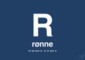 plakat: byplakat rønne med koordinater - lapis blue-Byer-A1two3