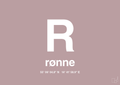 plakat: byplakat rønne med koordinater - light rose-Byer-A1two3