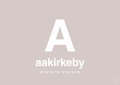 plakat: byplakat aakirkeby med koordinater - broken beige-Byer-A1two3