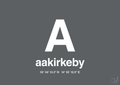 plakat: byplakat aakirkeby med koordinater - graphic charcoal-Byer-A1two3
