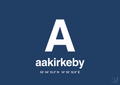plakat: byplakat aakirkeby med koordinater - lapis blue-Byer-A1two3