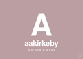 plakat: byplakat aakirkeby med koordinater - light rose-Byer-A1two3