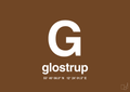 plakat: byplakat glostrup med koordinater - dark brown-Byer-A1two3