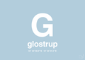 plakat: byplakat glostrup med koordinater - heavenly blue-Byer-A1two3