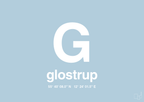 plakat: byplakat glostrup med koordinater - heavenly blue-Byer-A1two3