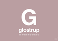 plakat: byplakat glostrup med koordinater - light rose-Byer-A1two3