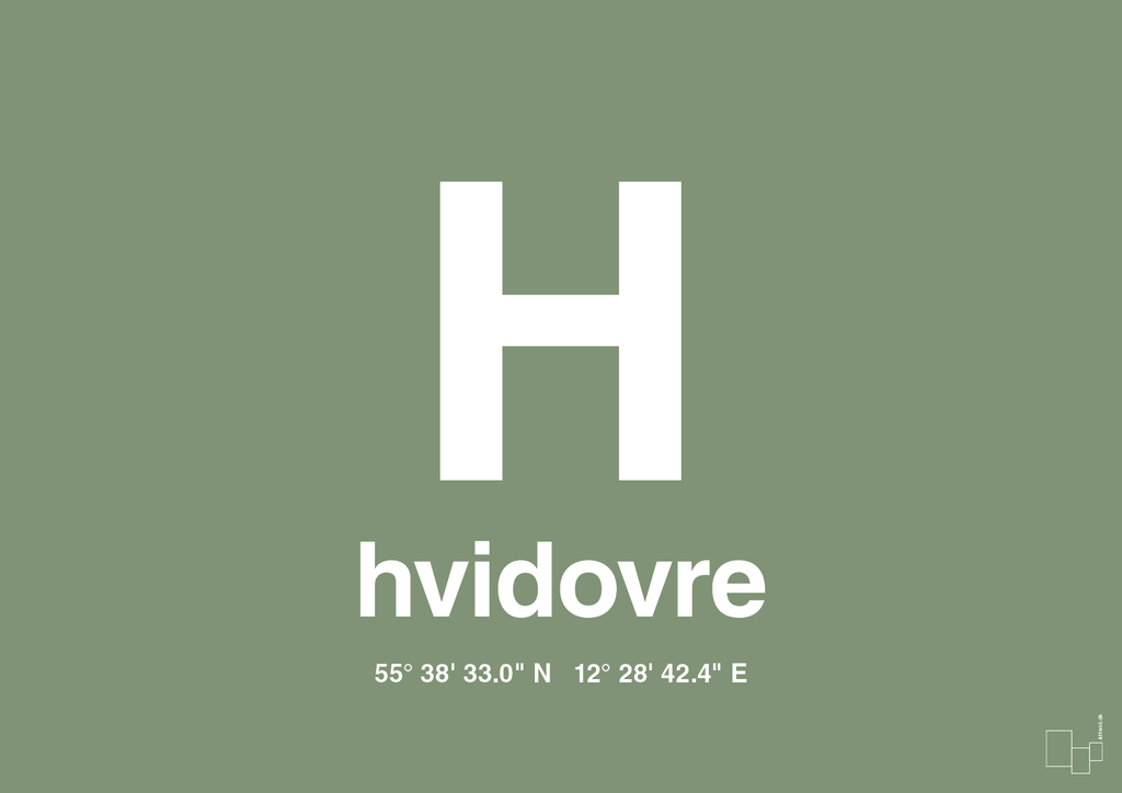 plakat: byplakat hvidovre med koordinater - jade-Byer-A1two3