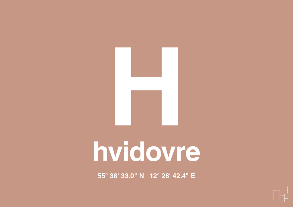 plakat: byplakat hvidovre med koordinater - powder-Byer-A1two3