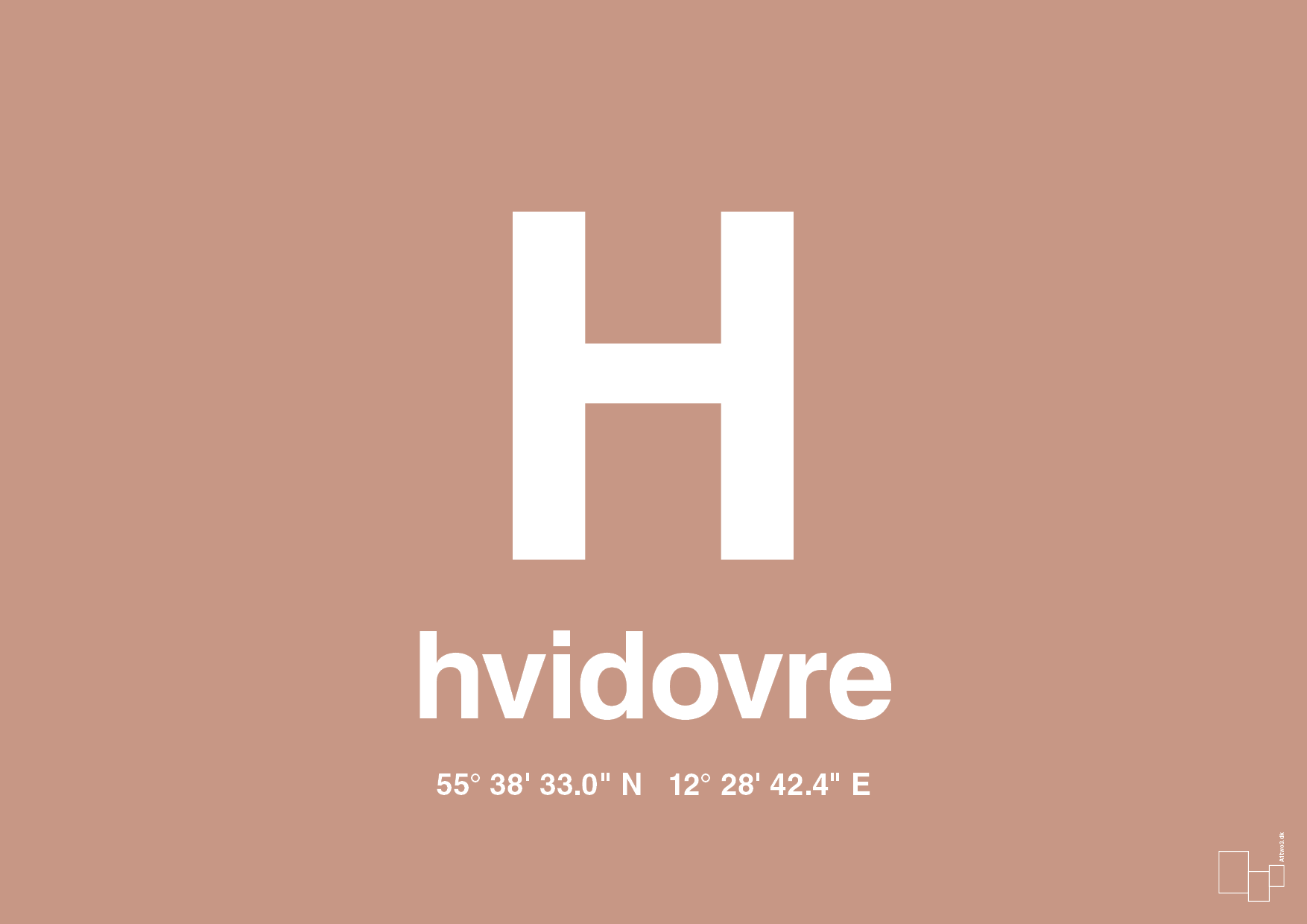 plakat: byplakat hvidovre med koordinater - powder-Byer-A1two3