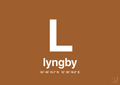 plakat: byplakat lyngby med koordinater - cognac-Byer-A1two3