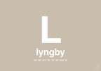 plakat: byplakat lyngby med koordinater - creamy mushroom-Byer-A1two3