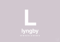 plakat: byplakat lyngby med koordinater - dusty lilac-Byer-A1two3