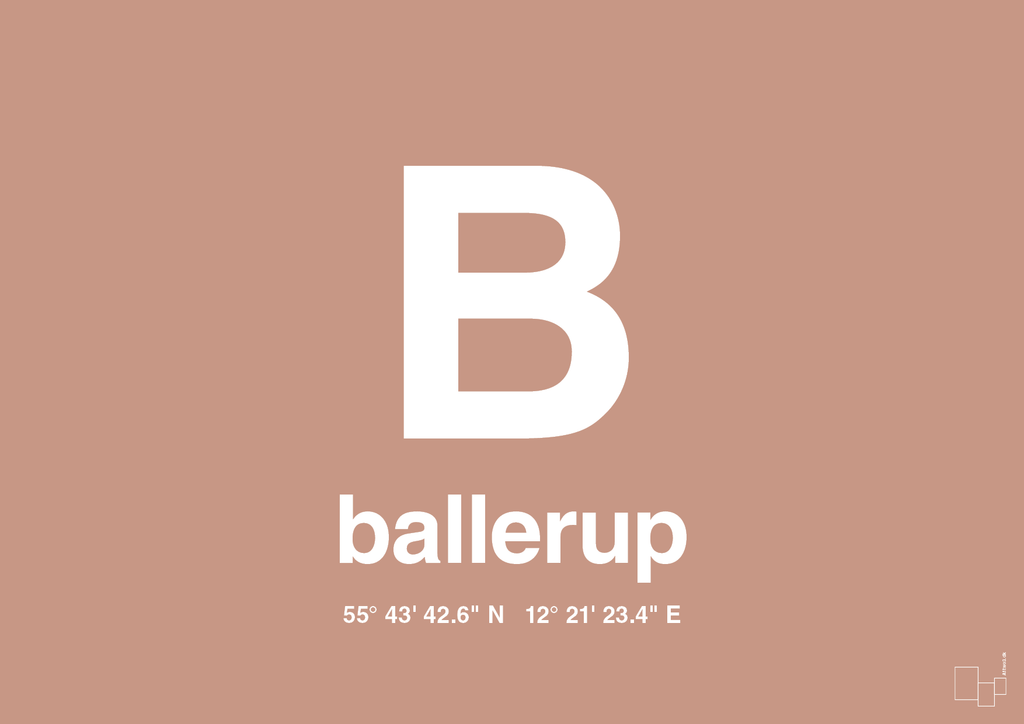 plakat: byplakat ballerup med koordinater - powder-Byer-A1two3