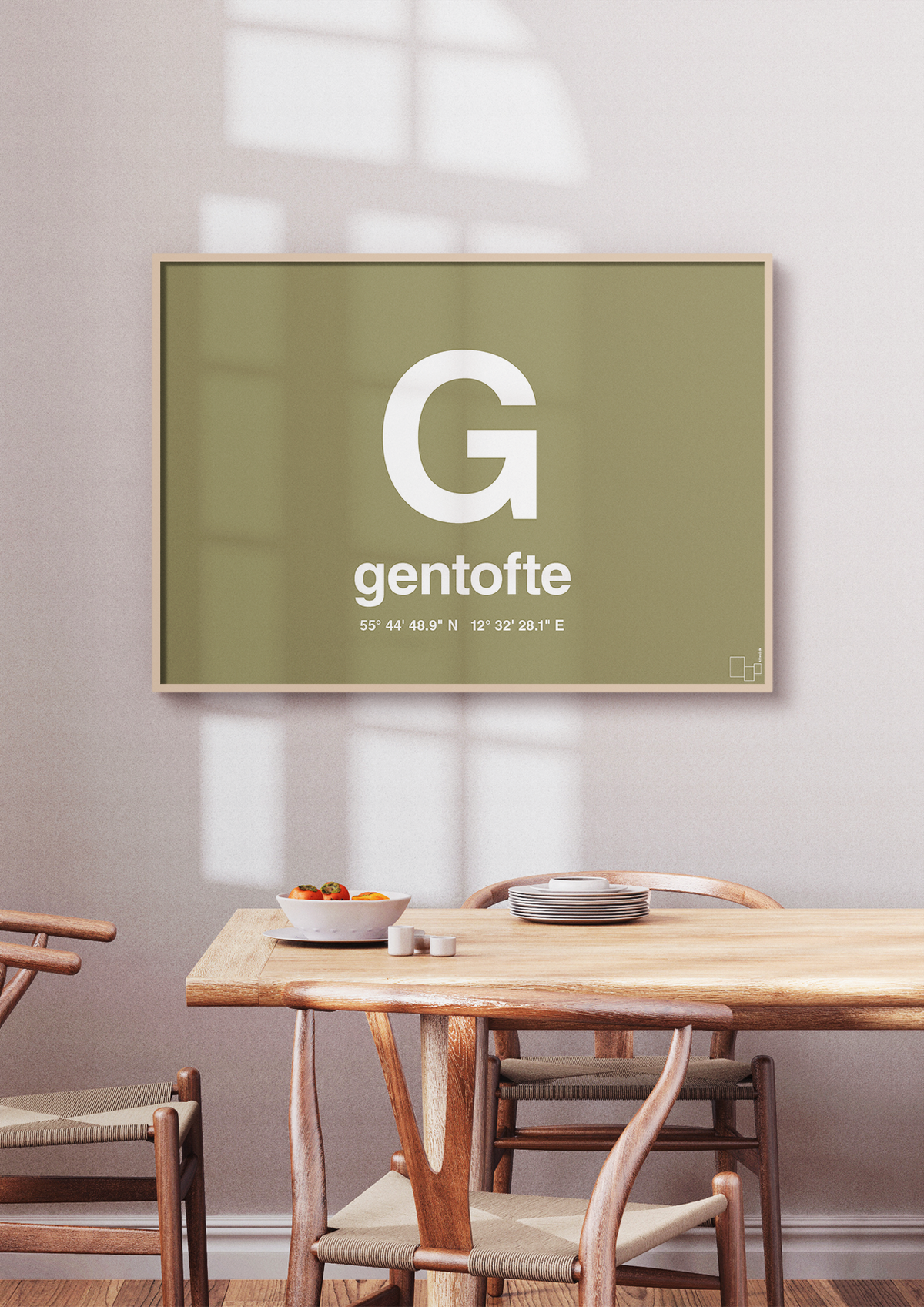 plakat: byplakat gentofte med koordinater - powder-Byer-A1two3