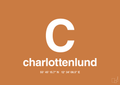 plakat: byplakat charlottenlund med koordinater - rumba orange-Byer-A1two3